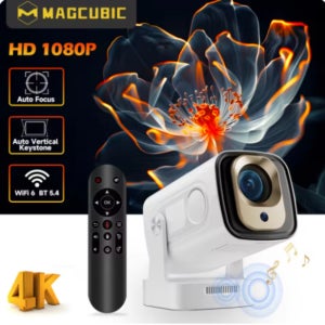 Magcubic HY310 자동 초점 미니 프로젝터 네이티브 1080P 330ANSI 4K