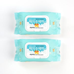거품나는 두꺼비 일회용 매직수세미 40매 2개