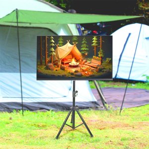 삼탠바이미 캠핑TV 80.1cm(32인치) 삼성 M5 스마트 모니터 티비스탠드 블랙패키지