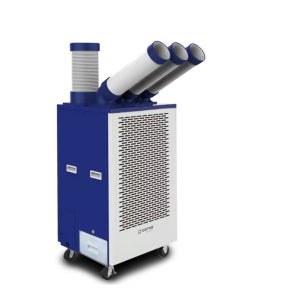 캐로스 이동식에어컨 CPC-F5800B 3구 블루