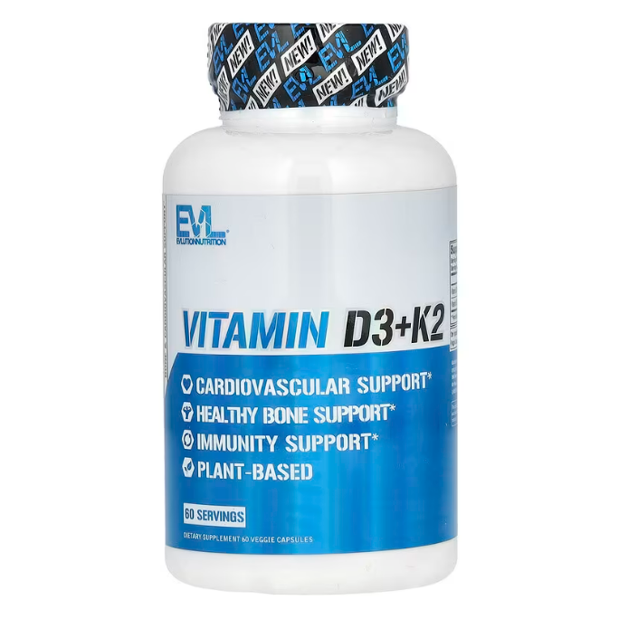 EVL <b>에볼루션 뉴트리션 비타민D3</b> 비타민K2 60캡슐