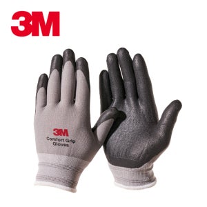 3M 컴포트그립 그레이 안전작업장갑 NBR 폼코팅 다용도 가정용 산업용