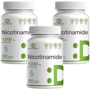 니코틴산아마이드 1000mg 비타민b3 니코틴산아미드 500정 3개