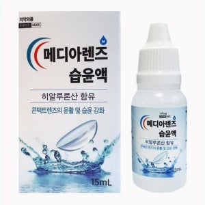 히알루론산 습윤액 안구 건조 렌즈 드림아이 보습액 눈물 습윤제 15ml 4개