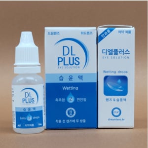 히알루론산 습윤액 안구 건조 렌즈 드림아이 보습액 눈물 습윤제 15ml 3개