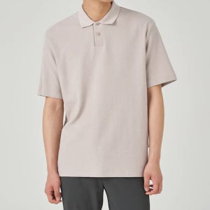 빈폴 아울렛 남자 카라 반팔티 모던피케 베이지 H-442C42A