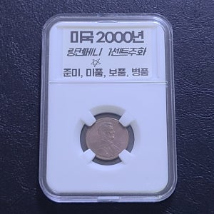 미국 1센트 링컨 페니 2000년 주화슬랩 조폐창 랜덤 (등급선택)