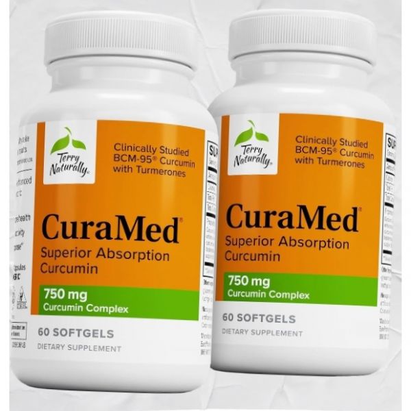 <b>테리 내추럴리</b> 큐라메드 750mg 건강 항산화 고 커큐민 복합체가 포함 <b>신장</b> 간 면역 지원 60 소프트젤 미국내수용