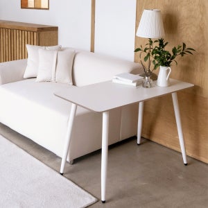 높은 쇼파 사이드테이블 원목 소파 침대 거실 티 테이블 좁고 긴 폭좁은 책상 사각형 1000