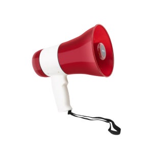 확성기 20W 메가폰 휴대용 미니 강사용 소형 안내 고출력 가이드마이크 AHU728