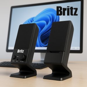 브리츠 유선 스피커 2채널 컴퓨터 노트북 USB 스피커 BR-COUPE
