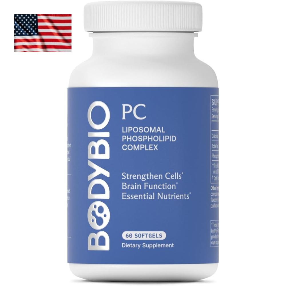 BodyBio PC <b>Phosphatidylcholine</b> 바디바이오 아세틸 콜린 60캡슐