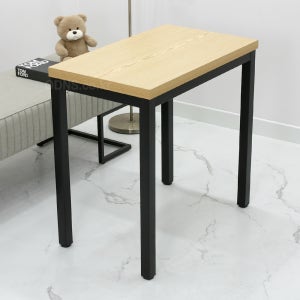 사무용 미니 책상 750 x 450 좁은공간 책상 튼튼한 오크 철제 LTK7545