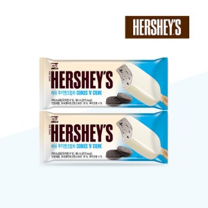 대용량 막대 바 아이스크림 허쉬 쿠키크림 바 24개