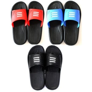 [1+1] 미니 삼색 슬리퍼 삼선 패션 슬리퍼 / 욕실 사무실 수영장 EVA 물놀이 업소용