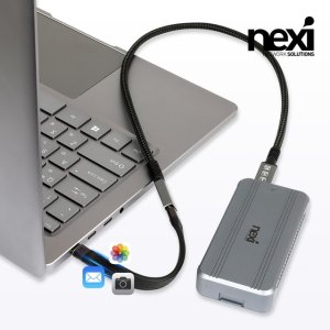 넥시 USB4 C to C 썬더볼트4 40Gbps 연장젠더케이블 - nx1524