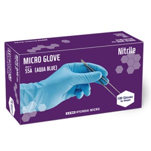 현대마이크로 Nitrile Glove 니트릴글러브 장갑 100/PK 라이프연구소