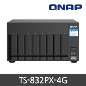 큐냅 QNAP TS-832PX-4G NAS 8BAY 나스 (2년 AS 보증)