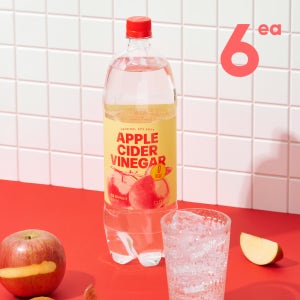 클룹 애사비소다 오리지널 1.5L 6개입 대용량 제로 칼로리 탄산 음료