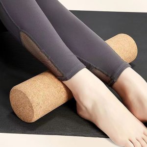폼롤러 코르크 요가 필라테스 스트레칭 마사지 종아리 발바닥 지압