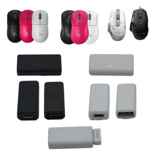 로지텍 지슈라2 G502x 전용 마우스 리시버 덱스 연장 어댑터 동글 익스텐션 C타입 젠더