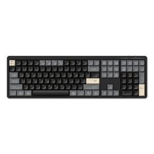 GK698 OfficeMaster 3모드 저소음 유무선 사무용 키보드 로얄 블랙, 펜타그래프