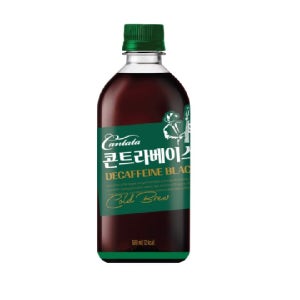 롯데칠성 콘트라베이스 콜드 블랙 PET 500ml 24개 (푸디)