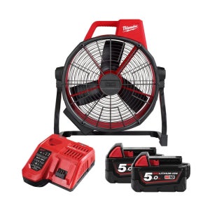밀워키 M18 ARFHP-502 대형선풍기 18V 5.0Ah 배터리 2개 세트