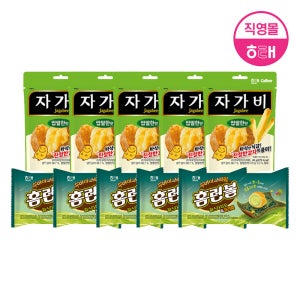 해태 자가비 (45g X 5개) + 홈런볼 (46g X 5개)