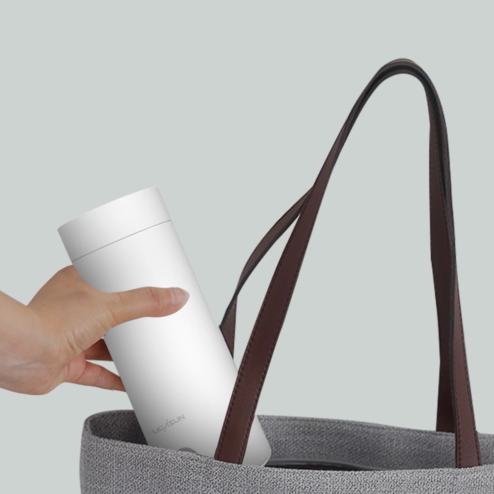 캠핑 여행 텀블러형 차박 커피포트 전기포트 휴대용 무선 화이트300ML미니