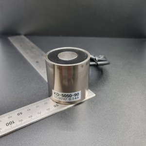 원형 초강력 전자석 홀더 50mmX50mm 90V 37.5kgf KD 5050-90