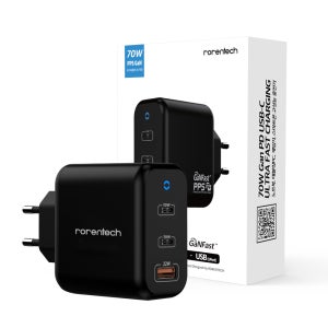 70W GAN PPS USB PD 3포트 아이패드 맥북 노트북 스마트폰 멀티 초고속충전기