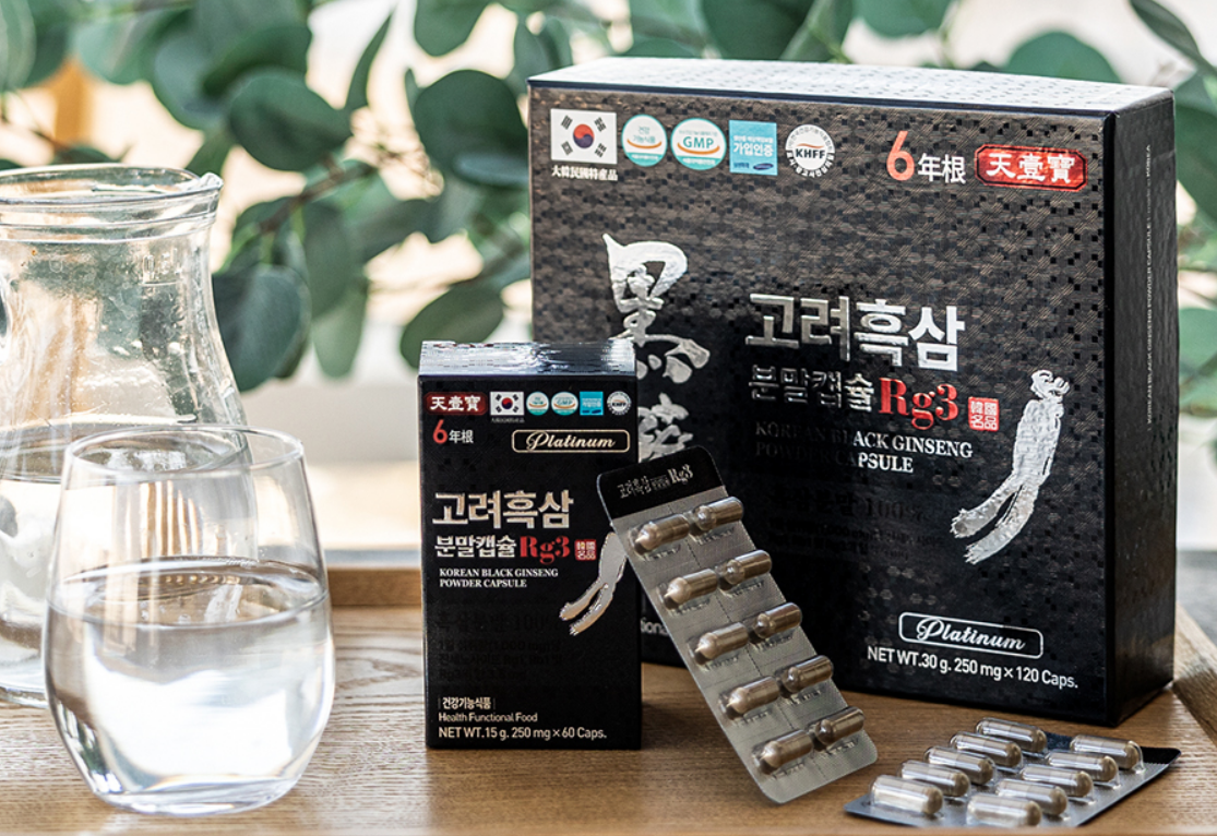 고려흑삼분말캡슐Rg3