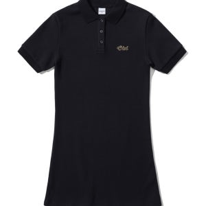 [오아이오아이컬렉션] CURLY LOGO PK DRESS [NAVY]