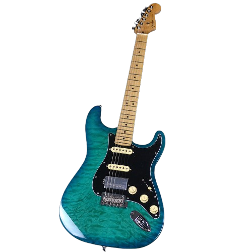 Fender 펜더 스트라토캐스터 일렉기타 아메리칸 쇼케이스 HSS 아쿠아마린 메탈릭 입문용