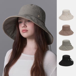 [화이트샌즈] 리본스트랩 플로피햇 키라마 (4 colors)