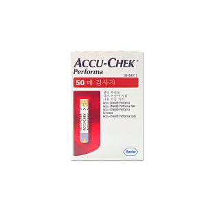 ACCU CHEK 아큐첵 퍼포마 Performa 혈당검사지 시험지 50개입 x 1개