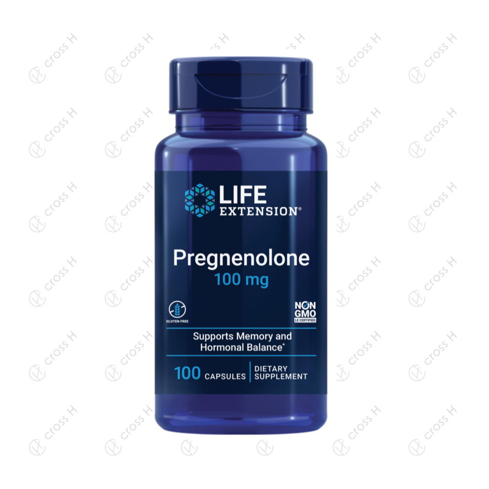 라이프익스텐션 <b>프레그네놀론</b> DHEA 전구체 <b>100mg</b> 100캡슐