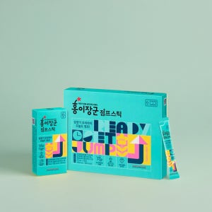 (빠른배송) 홍이장군 점프스틱 홍삼스틱 어린이 성장기 영양제 딸기맛