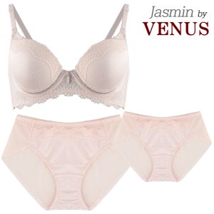 비너스 쿨링 와플 무빙 와이어 인견브라팬티세트 브라1+팬티2 JBR A028 ABCS