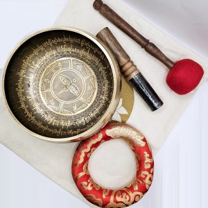 네팔 싱잉볼 중대형 명상그릇 17cm