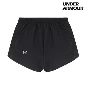 언더아머 UA 플라이바이 3인치 여성 트레이닝 반바지 쇼츠 블랙 1382438-001