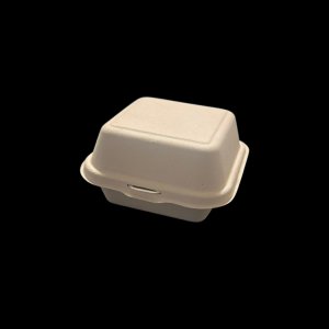 햄버거 용기 도시락 케이크 디저트 용기 펄프 일체형 크라프트 KR61 500개