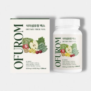 [1박스]오퓨롬 식이섬유정 맥스 600mg 60정 1개월분