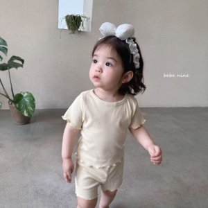 [베베나인] 유아상하복 유아복 아기상하복 어린이집등원룩 - 몽실웨이브세트