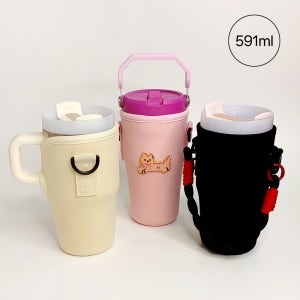 텀블러 스탠리 591ml 가방 파우치 손잡이 퀜처 플로우스테이트 커버 주머니 텀꾸