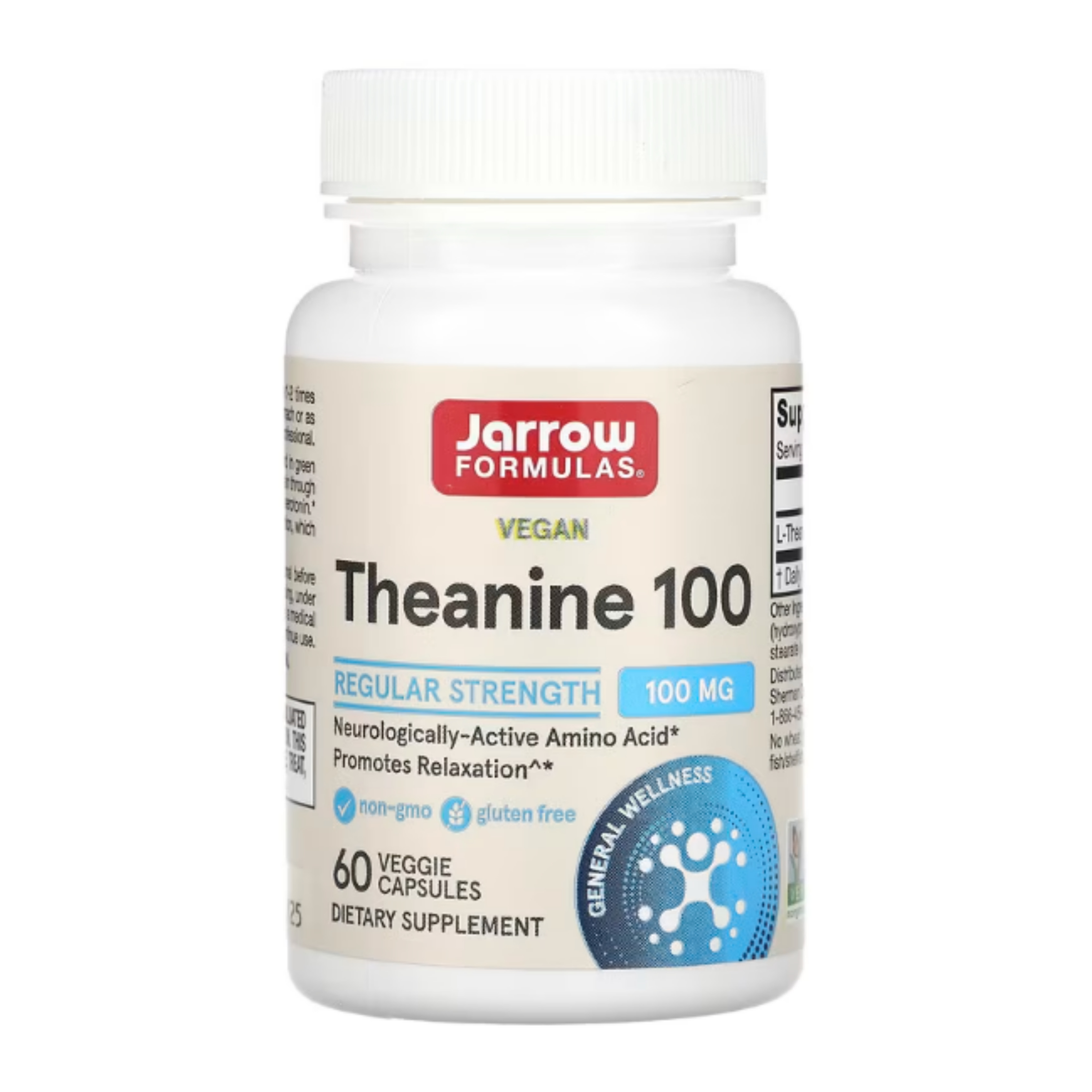 자로우 <b>테아닌</b> 100mg 60 베지캡슐 재로우 포뮬러스 <b>Theanine</b>