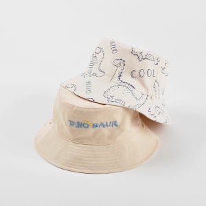 쿨디노 양면 아동 유아 벙거지 모자