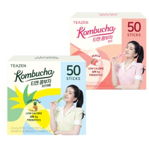 티젠 콤부차 50스틱+50스틱 (콤부차, 애사비 13종 중 택2)