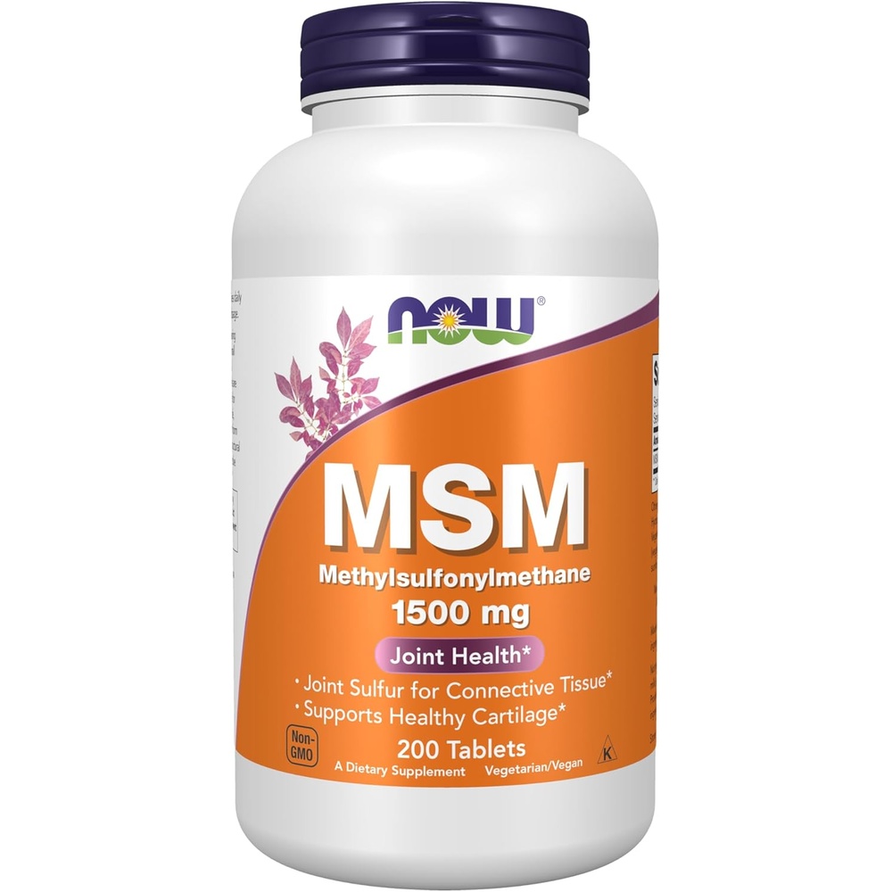 <b>나우푸드</b> MSM <b>엠에스엠</b> 1500mg 200정